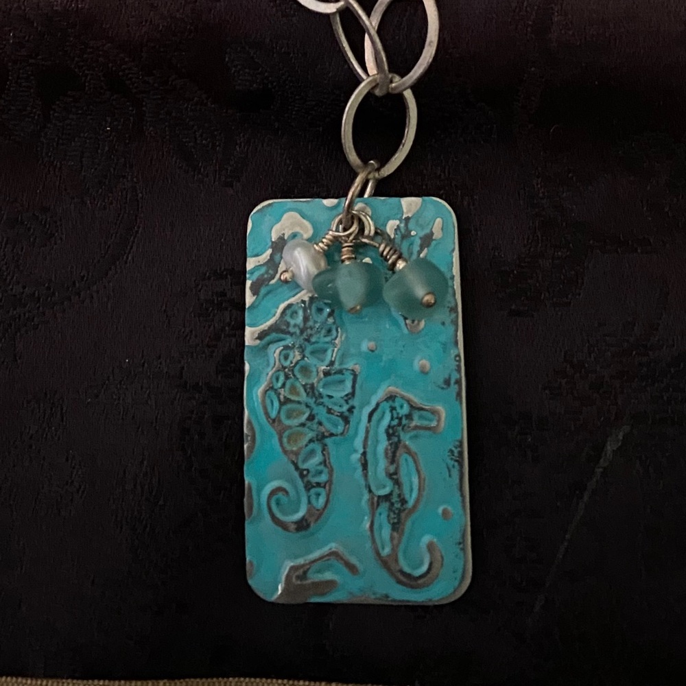 Seahorse pendant necklace